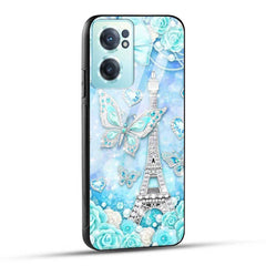 OnePlus Nord CE 2 5G Back Cover Blue Paris Glass Case