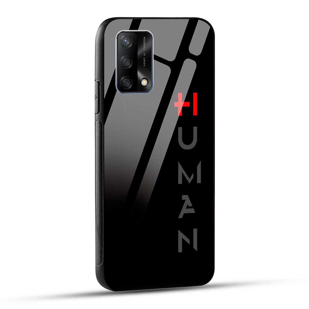 Oppo F19 / OPPO F19s Back Cover Human Glass Case