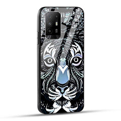 OPPO F19 Pro Plus Back Cover Animal Glass Case