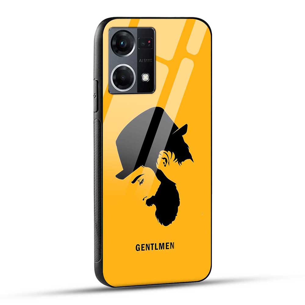 OPPO F21 Pro / Oppo F21s Pro Back Cover Gentleman Beard Look Glass Case