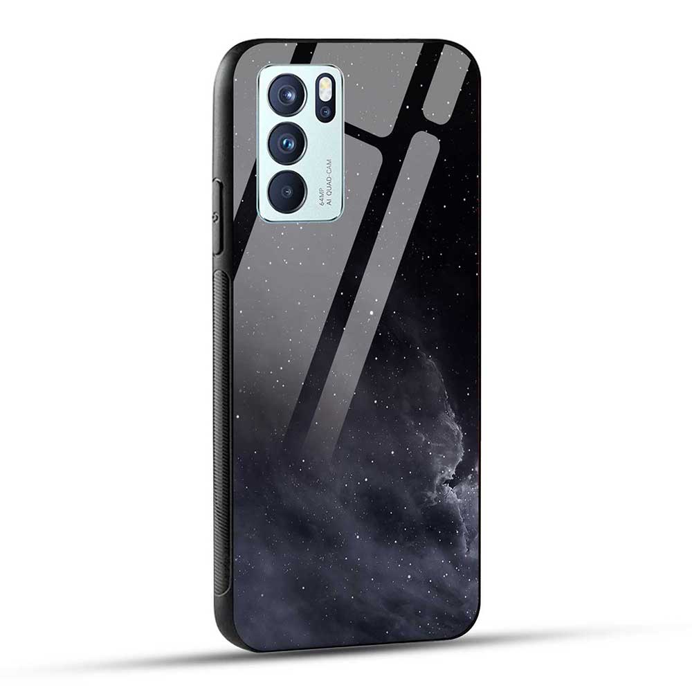 OPPO Reno6 Pro 5G Back Cover Stars in The Dark Glass Case