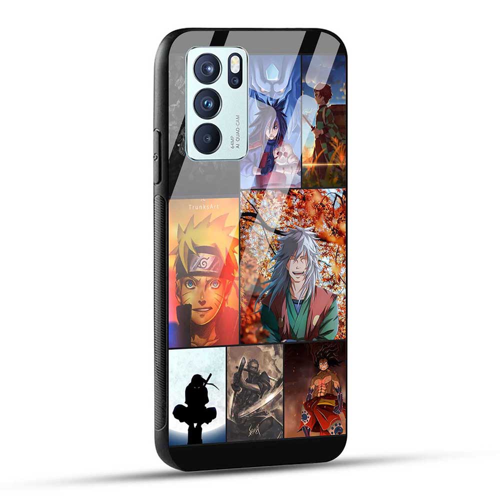 OPPO Reno6 Pro 5G Back Cover Kakashii Narutto Glass Case