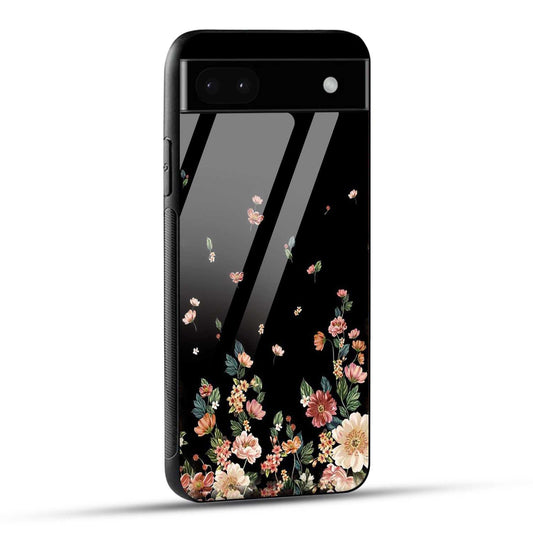Google Pixel 6A Back Cover Flowers Girly Printed Glass Case