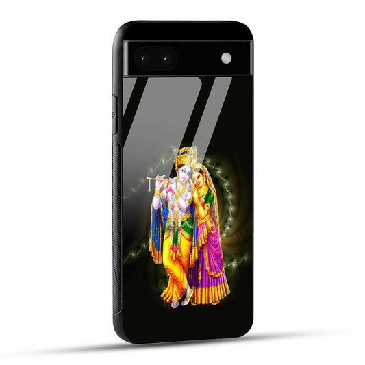 Google Pixel 6A Back Cover Radha Krishna Glass Case