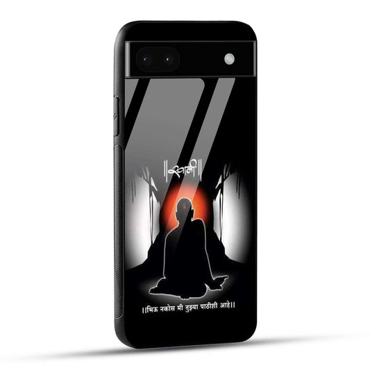 Google Pixel 6A Back Cover Shree Swami Samarth Printed Glass Case