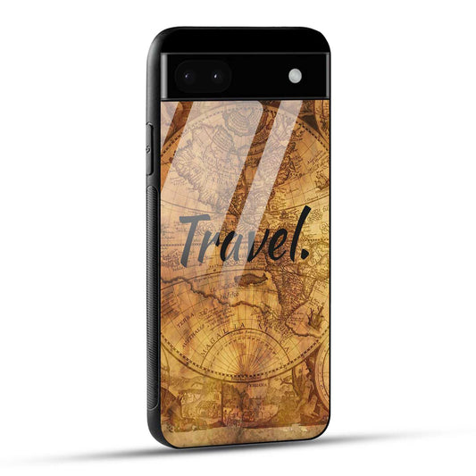 Google Pixel 6A Back Cover Travel Printed Glass Case
