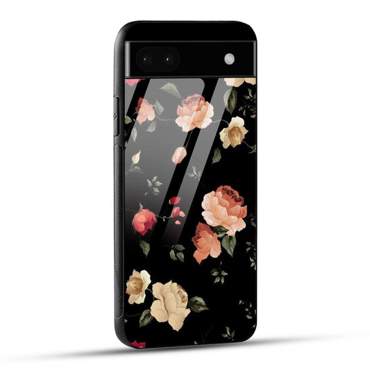 Google Pixel 6A Back Cover Flowers Froral Printed Glass Case