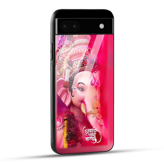 Google Pixel 6A Back Cover Ganpati Bappa Glass Case