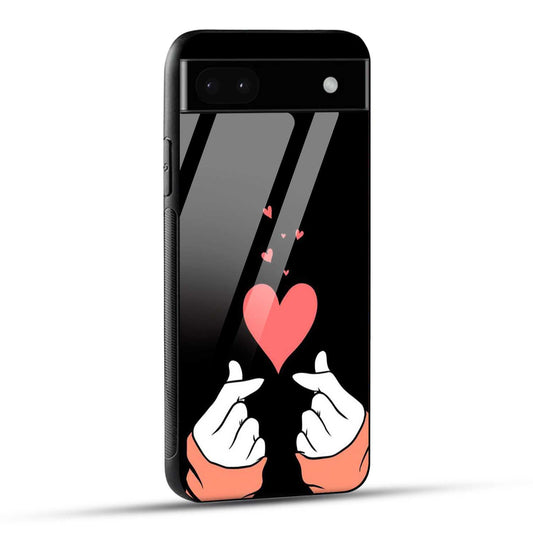Google Pixel 6A Back Cover Love Expressing Printed Glass Case
