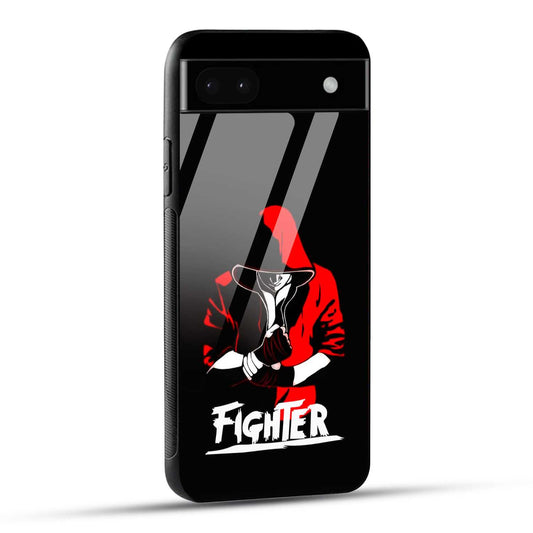 Google Pixel 6A Back Cover Fighter Printed Glass Case