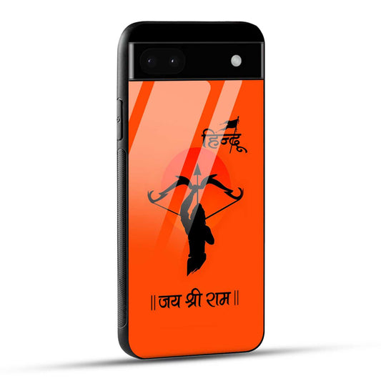 Google Pixel 6A Back Cover Jai Shree Ram Printed Glass Case