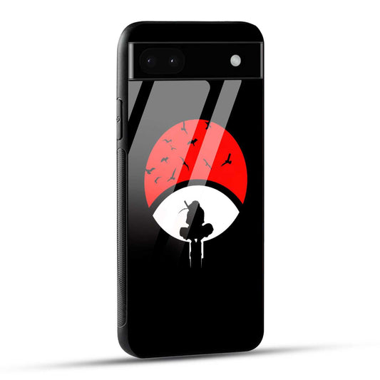 Google Pixel 6A Back Cover Itachi Uchiha Printed Glass Case