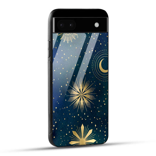 Google Pixel 6A Back Cover Art Of Moon Printed Glass Case