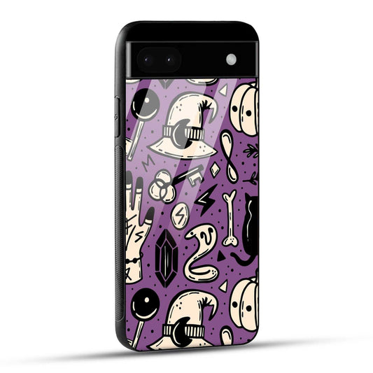 Google Pixel 6A Back Cover Aethetic Texture Printed Glass Case