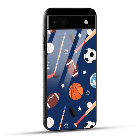 Google Pixel 6A Back Cover Every Sports Matter Printed Glass Case
