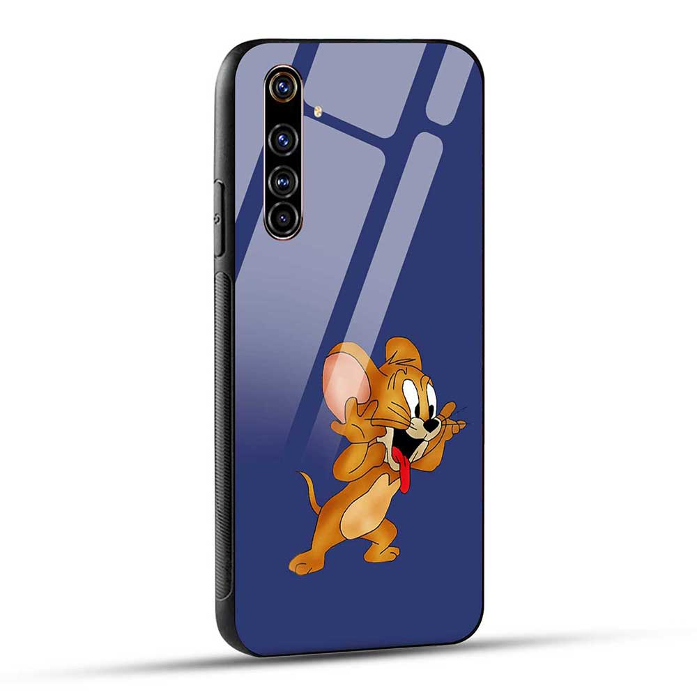 Realme X50 Pro Back Cover Cute Jerryy Cartoon Glass Case