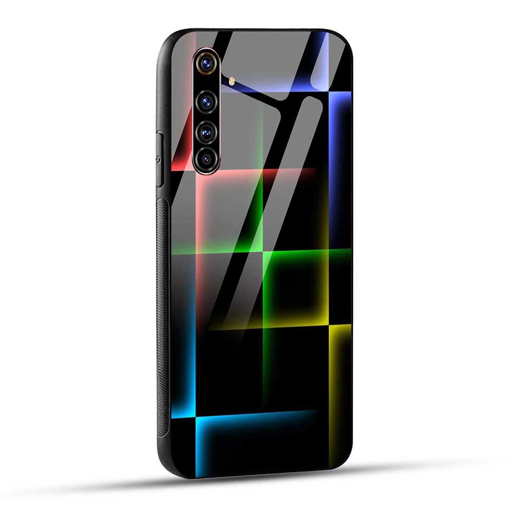 Realme X50 Pro Back Cover Bright Flash Light Glass Case