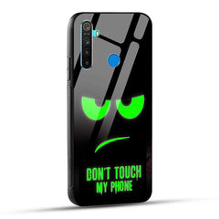 Realme 5 Pro Back Cover Don’t Touch My Phone Glass Case