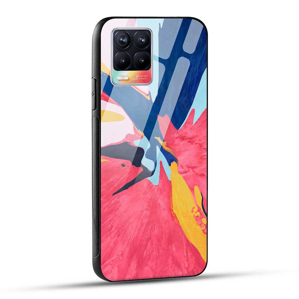 Realme 8 / Realme 8 Pro Back Cover Multicolor Art Glass Case