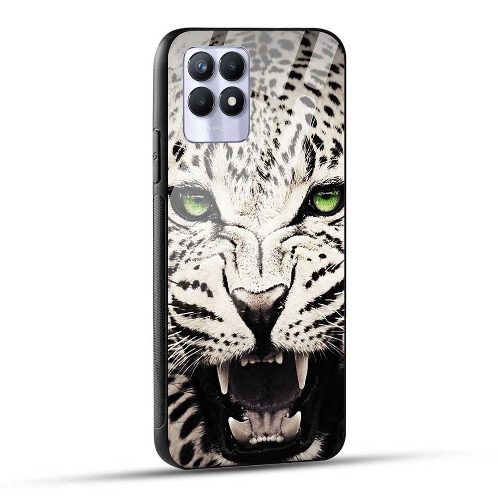 Realme 8i / Realme Narzo 50 4G Back Cover Chitah Glass Case