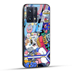 Realme 9 Pro Plus 5G / Narzo 50 Pro 5G / Realme 9 Back Cover Stickers Glass Case
