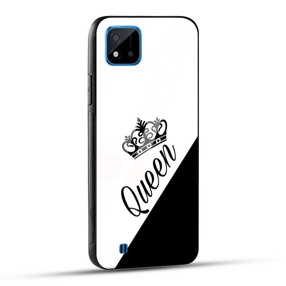 Realme C20 / Realme C11 2021 Back Cover Queen Crown Girly Glass Case