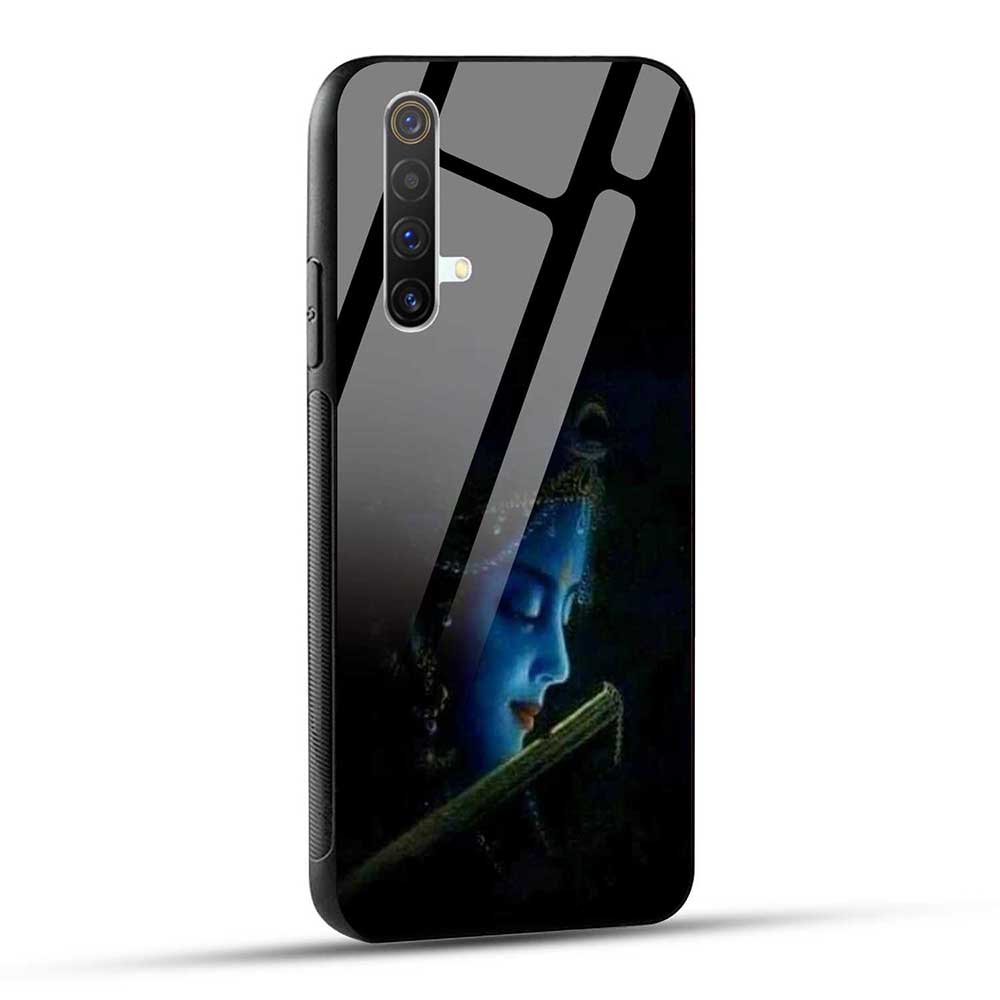 Realme X3 / Realme X3 SuperZoom Back Cover Lord Krishna Glass Case