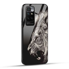 Redmi 10 Prime / Redmi 10 Prime 2022 Back Cover King Lion Glass Case