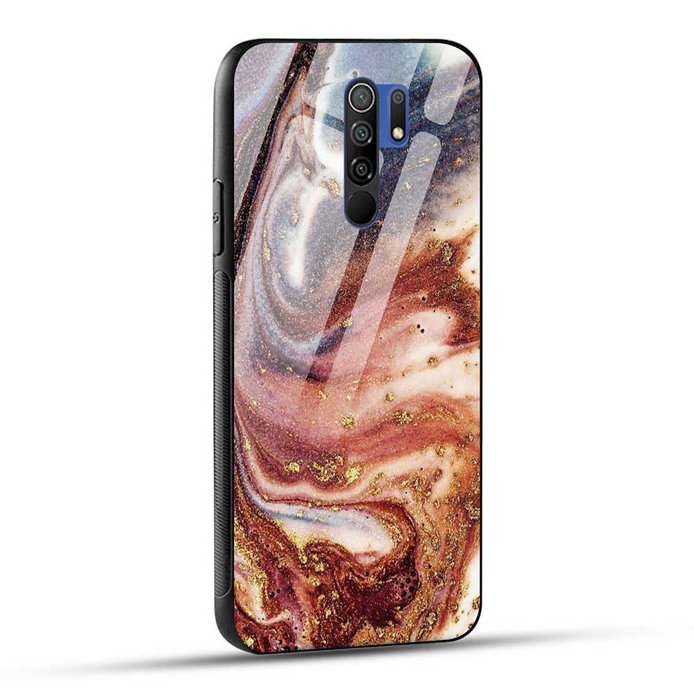 Redmi 9 Prime / POCO M2 / Poco M2 Reloaded Back Cover Fall Marble Glass Case