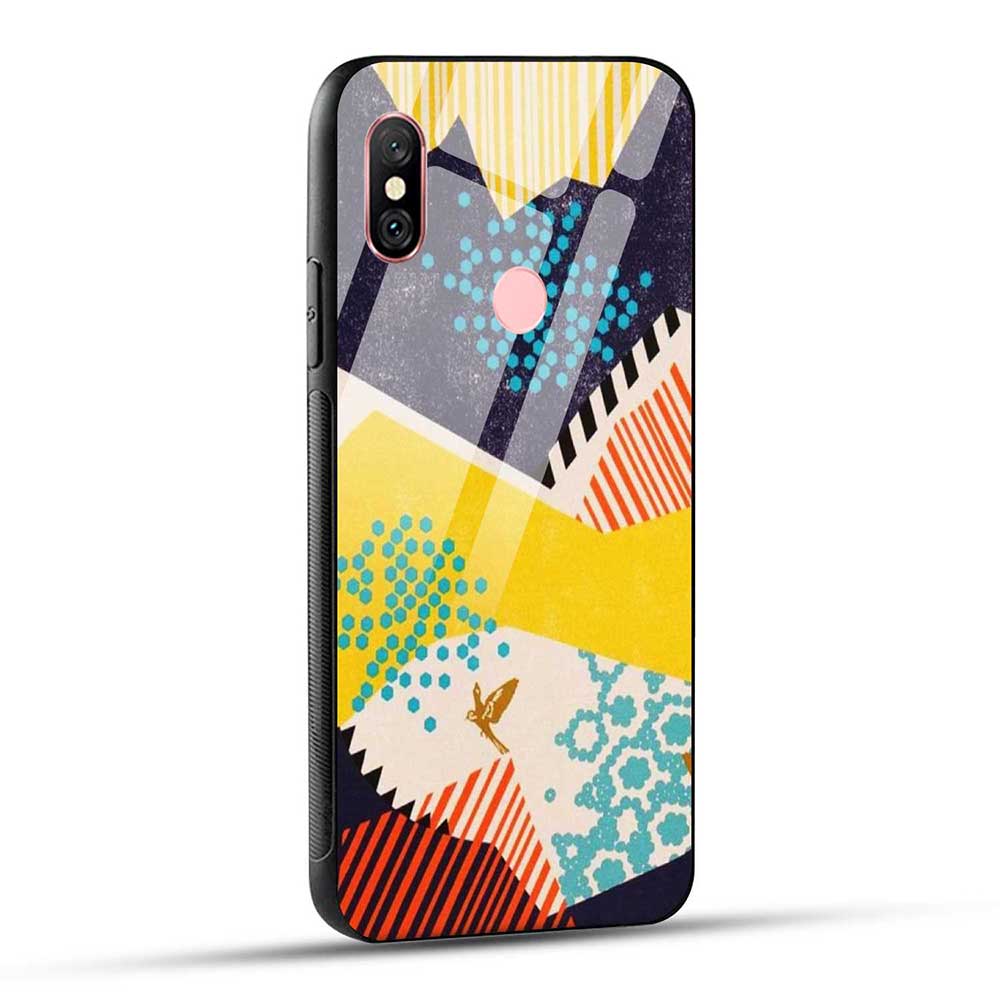 Redmi Note 6 Pro Back Cover Fabric Glass Case