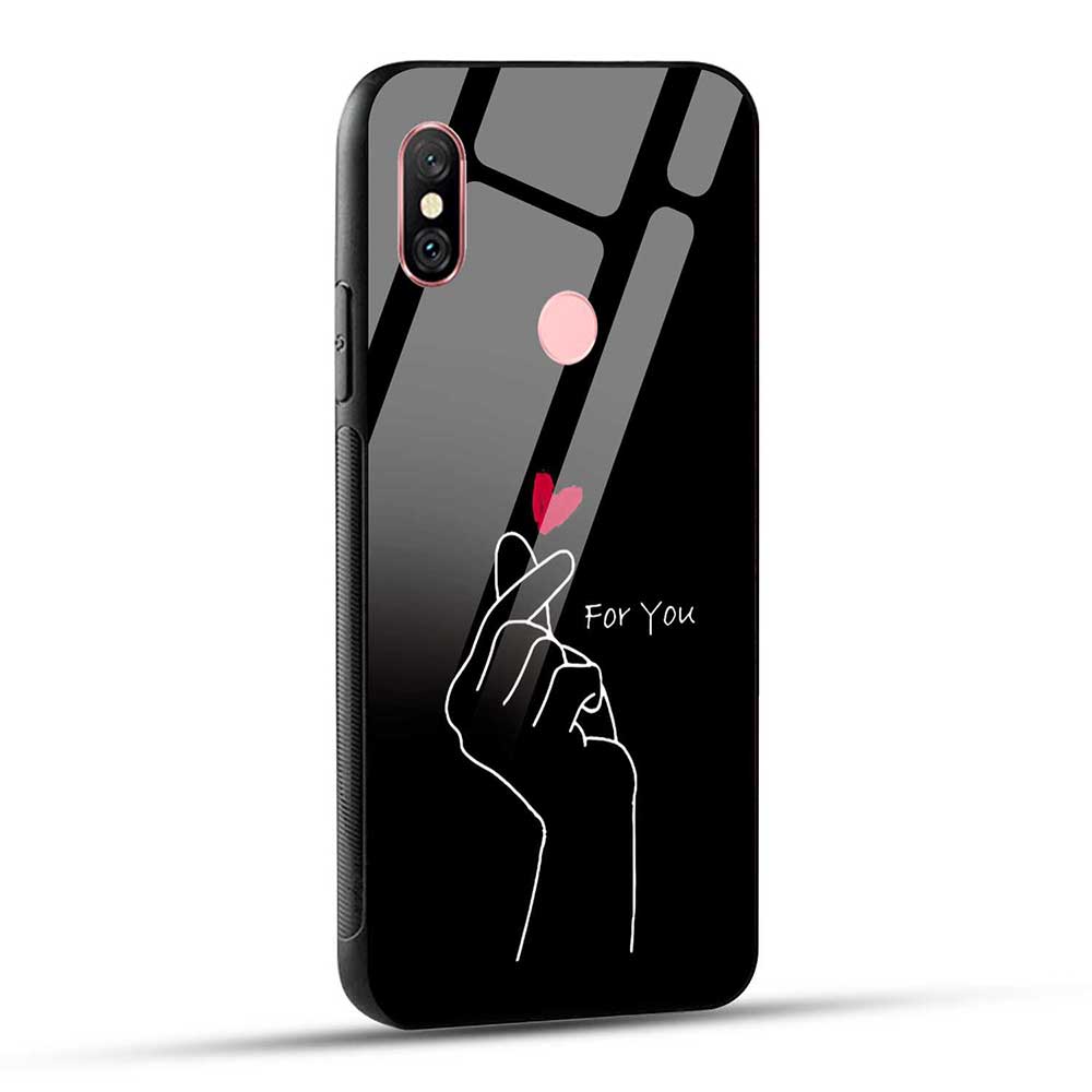 Redmi Note 6 Pro Back Cover for You Glass Case