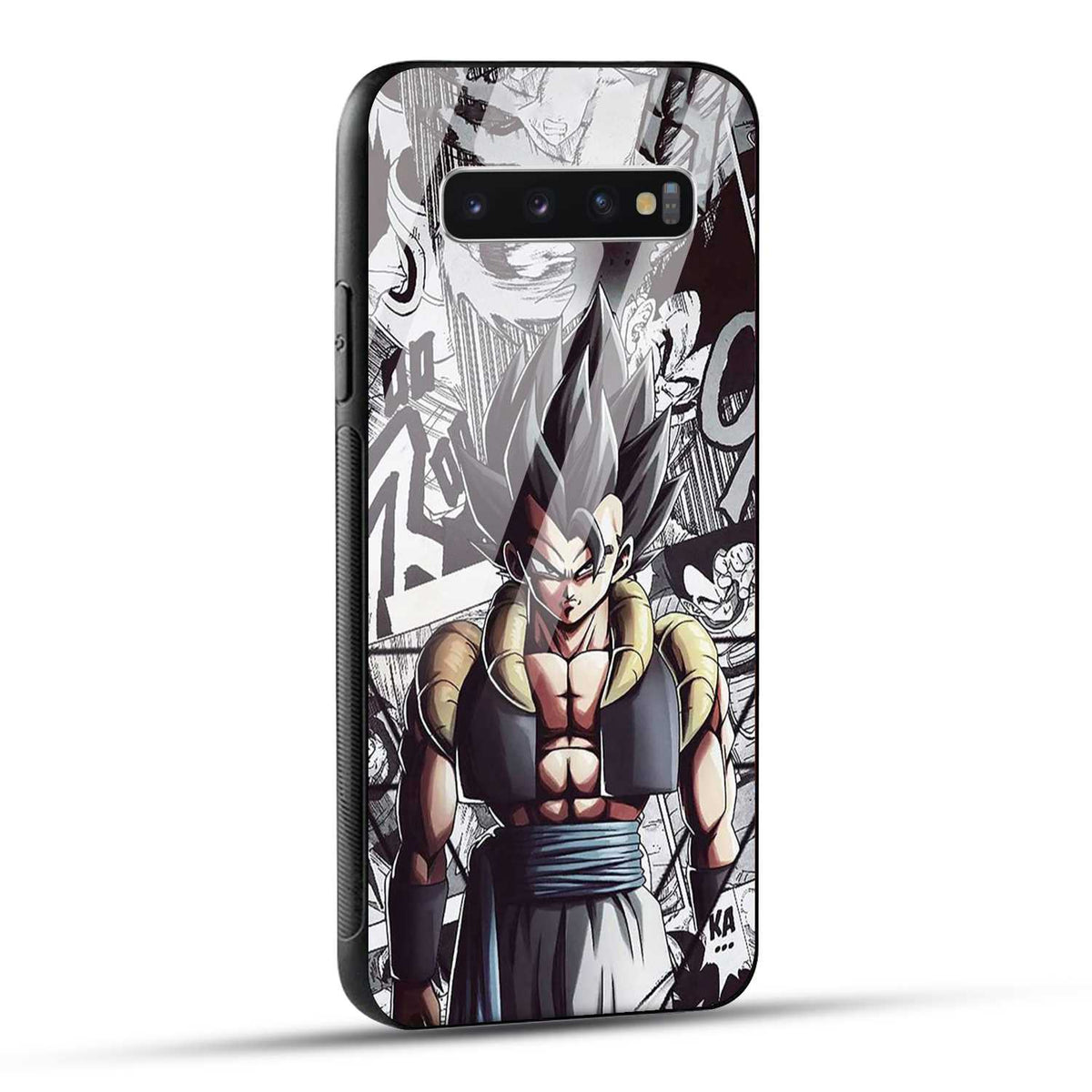 Samsung Galaxy S10 4G Back Cover Looking Angry Printed Glass Case