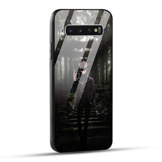 Samsung Galaxy S10 4G Back Cover Gojo Printed Glass Case