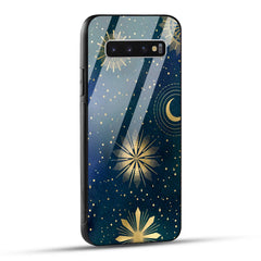 Samsung Galaxy S10 4G Back Cover Art Of Moon Printed Glass Case