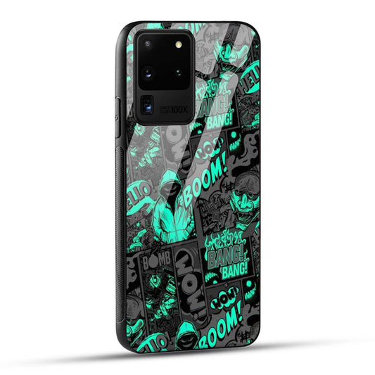 Samsung Galaxy S20 Ultra Back Cover Boom Printed Glass Case