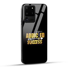 Samsung Galaxy S20 Ultra Back Cover Addicted To Success Empowerment Quote Printed Glass Case