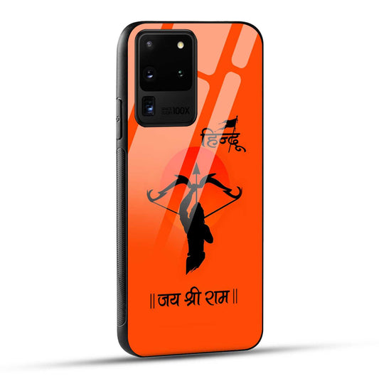 Samsung Galaxy S20 Ultra Back Cover Jai Shree Ram Printed Glass Case