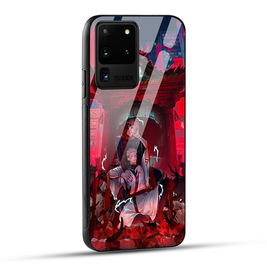 Samsung Galaxy S20 Ultra Back Cover Sukuna Printed Glass Case