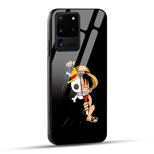 Samsung Galaxy S20 Ultra Back Cover Luffy Printed Glass Case
