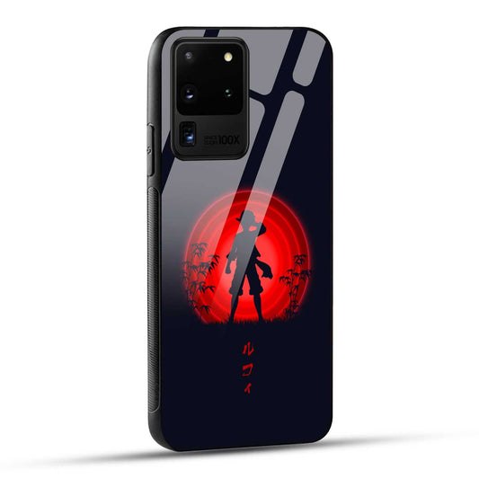 Samsung Galaxy S20 Ultra Back Cover Luffy Printed Glass Case