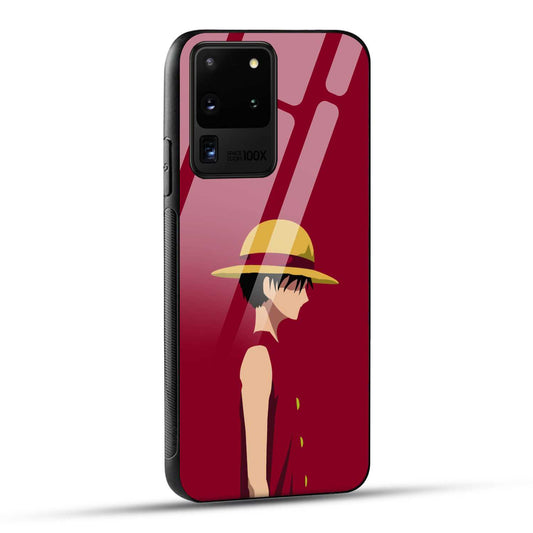 Samsung Galaxy S20 Ultra Back Cover Luffy Printed Glass Case