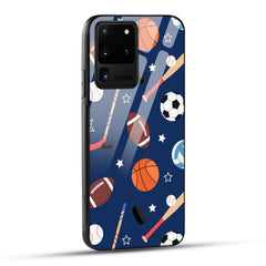 Samsung Galaxy S20 Ultra Back Cover Every Sports Matter Printed Glass Case