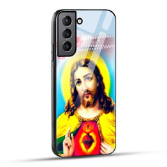 Samsung Galaxy S21 FE 5G Back Cover Jesus Christ God Glass Case