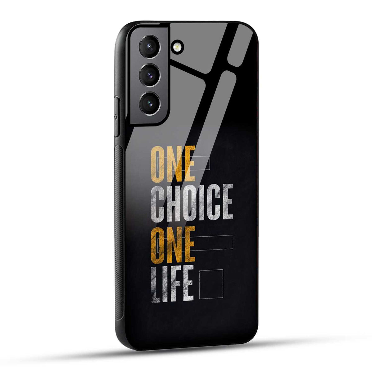 Samsung Galaxy S22 Plus 5G Back Cover One Choice One Life Printed Glass Case