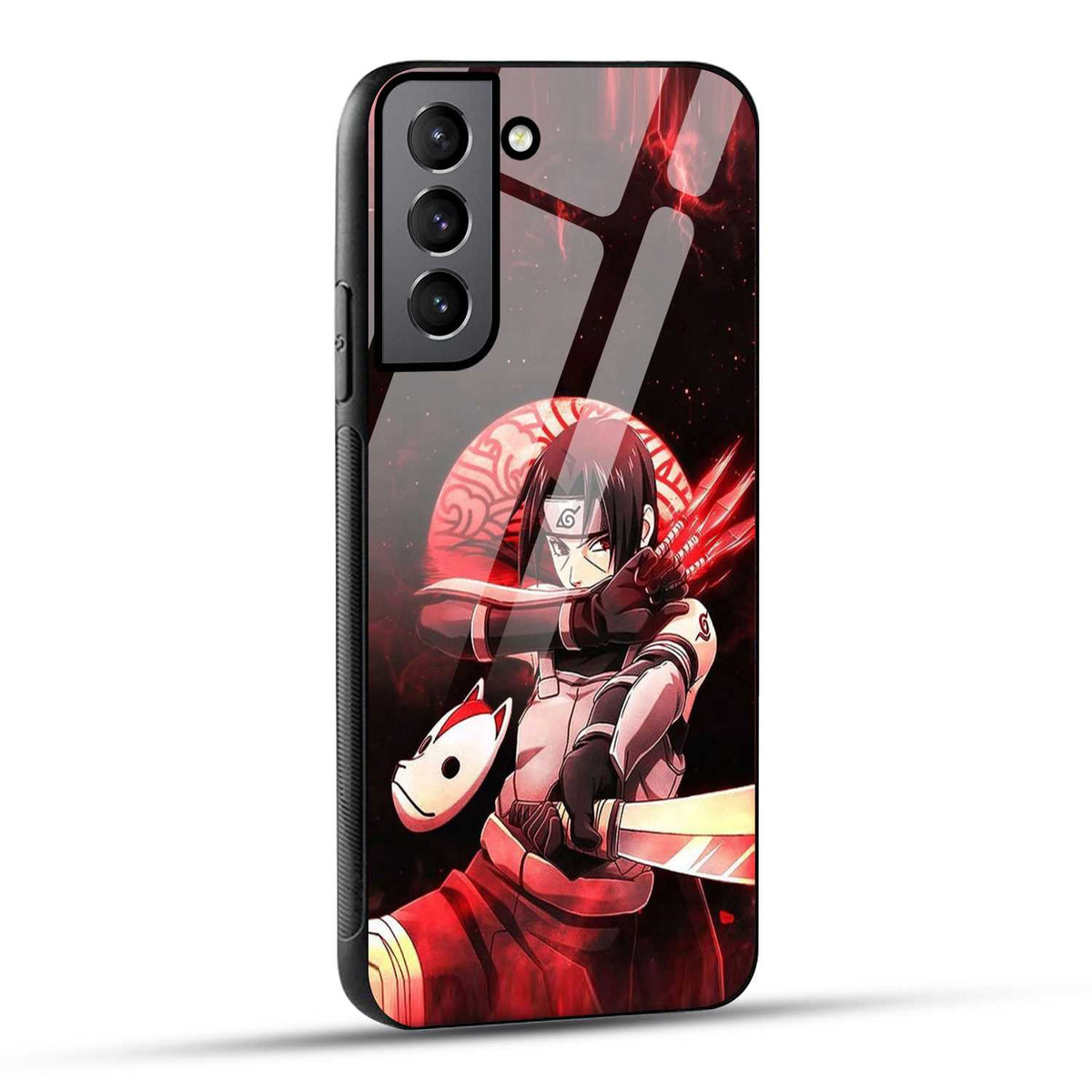 Samsung Galaxy S22 Plus 5G Back Cover Itachii Printed Glass Case