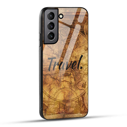 Samsung Galaxy S21 Plus 5G Back Cover Travel Printed Glass Case