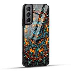 Samsung Galaxy S21 Plus 5G Back Cover Attractive Owl Printed Glass Case
