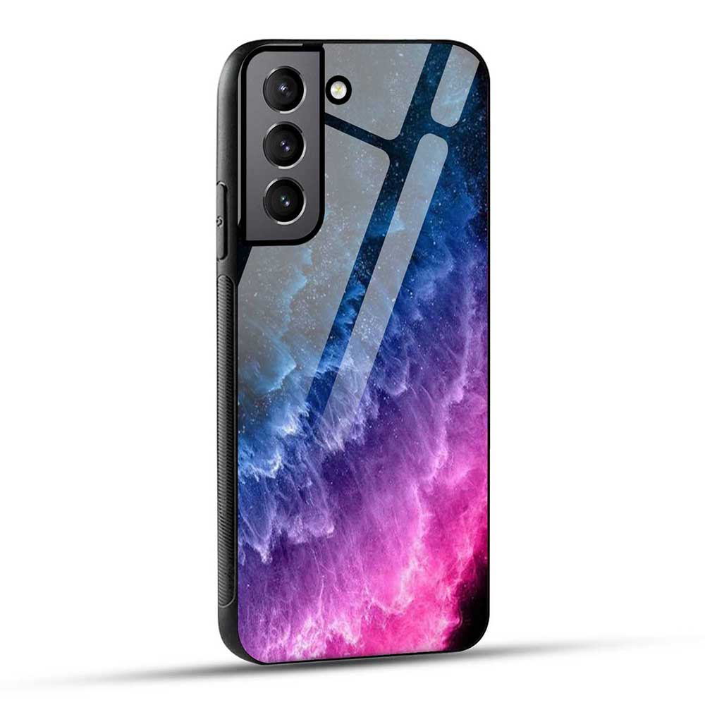 Samsung Galaxy S21 Plus 5G Back Cover Abstract Colorful Glass Case