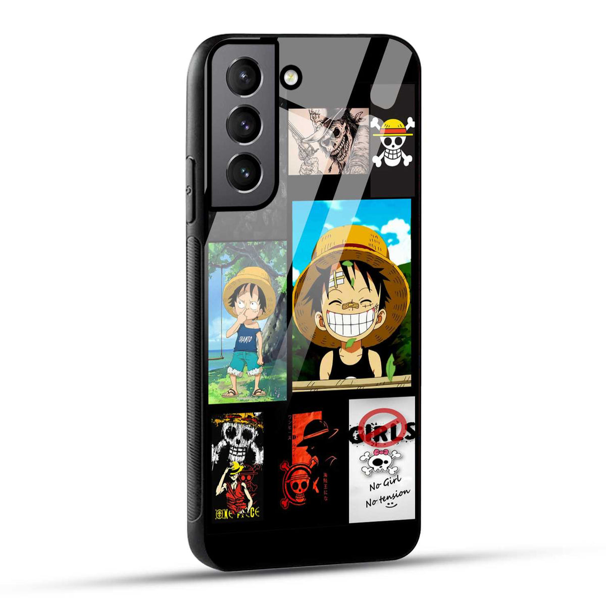 Samsung Galaxy S21 Plus 5G Back Cover No Girls No Tension Printed Glass Case