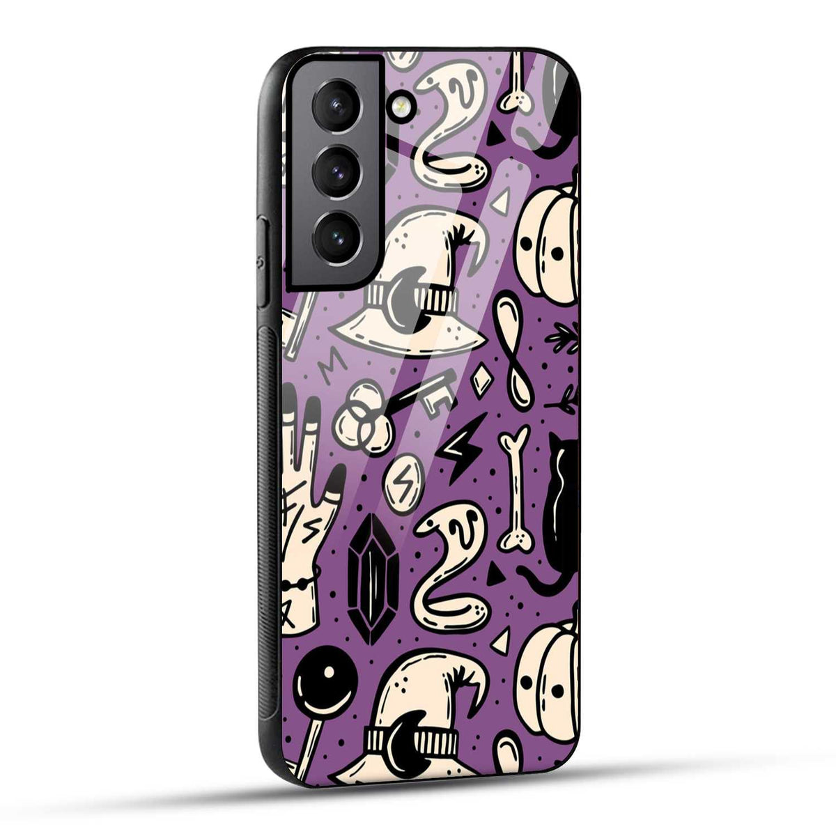Samsung Galaxy S21 Plus 5G Back Cover Aethetic Texture Printed Glass Case